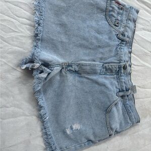 Vintage bugle boy Light Blue Denim Cutoff Shorts
